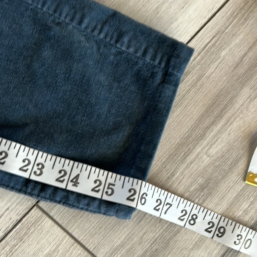 LOFT modern skinny fit blue cords corduroy pants size 0